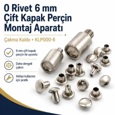 0 Double Cap Rivet Setting Die – 6 mm (0.24