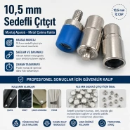Pearl Snap Setting Die for 10.5 mm / 0.41 in Snap Fasteners KLP00105SDF