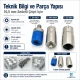 10.5 mm Sedefli Çıtçıt Montaj Aparatı - Metal Çakma Kalıbı KLP00105SDF, bebek ve çocuk giyimde kullanıma uygun dayanıklı