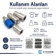 10.5 mm Sedefli Çıtçıt Montaj Aparatı - Metal Çakma Kalıbı KLP00105SDF, bebek ve çocuk giyimde kullanıma uygun dayanıklı