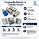10.5 mm Sedefli Çıtçıt Montaj Aparatı - Metal Çakma Kalıbı KLP00105SDF, bebek ve çocuk giyimde kullanıma uygun dayanıklı