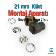 21 mm Delikli Klikıt Uygulama Kalıbı - Tırnaklı Klikıt Çakma Aparatı KLP00121