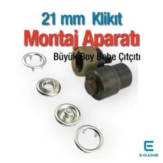 21 mm Delikli Klikıt Uygulama Kalıbı - Tırnaklı Klikıt Çakma Aparatı KLP00121