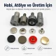 12,5 mm Plastik Kapaklı Çıtçıt Çakma Kalıbı, metal ve plastik malzemeden üretilmiştir, montaj için ideal çözüm