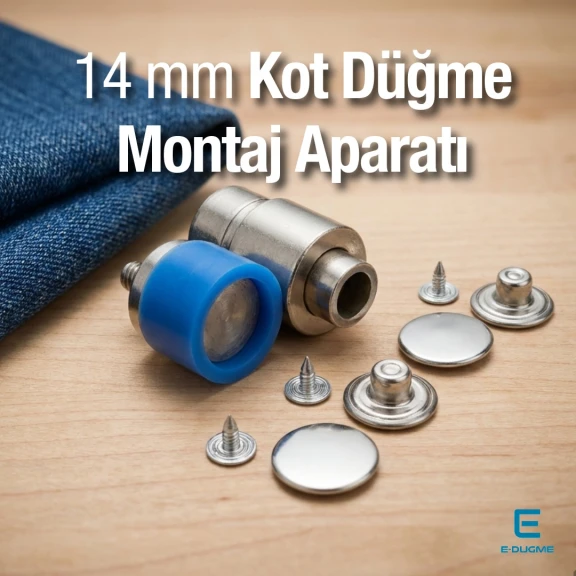 Kot Düğme Montaj Aparatı 14 mm 22 L  KLP0014JNS
