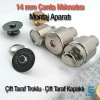 14 mm Çanta Mıknatıs Uygulama Aparatı - Çİft Troklu Çanta Mıknatısı Uyumlu KLP0014MCK