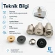 Magnetic Bag Snap Setting Die for 14 mm / 0.55 in Double-Prong Bag Snaps, Durable Metal Construction for Accurate