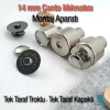 14 mm Çanta Mıknatıs Uygulama Aparatı - Tek Troklu Çanta Mıknatısı Uyumlu KLP0014MTK