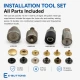 15 mm Çıtçıt Düğme 54 Sistem Metal Kapaklı Uygulama Aparatı - Çakma Kalıbı KLP0015