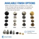 15 mm Çıtçıt Düğme 54 Sistem Metal Kapaklı Uygulama Aparatı - Çakma Kalıbı KLP0015