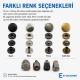 15 mm Çıtçıt Düğme 54 Sistem Metal Kapaklı Uygulama Aparatı - Çakma Kalıbı KLP0015