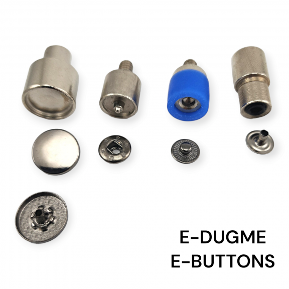 Çıtçıt Düğme Uygulama Aparatı 16 mm 54 Sistem Çakma Kalıbı KLP0016B