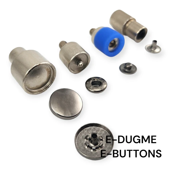 Çıtçıt Düğme Uygulama Aparatı 16 mm 54 Sistem Çakma Kalıbı KLP0016B