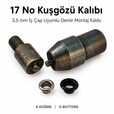 17 No Kuşgözü Kalıbı - 3,5 mm Kuşgözü Çakma Aparatı KLP0017