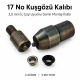 17 No Kuşgözü Kalıbı - 3,5 mm Kuşgözü Çakma Aparatı, 7 mm dış çap, 4 mm iç çap, montaj kalıbı
