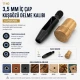 17 No kuşgözü delme kalıbı KLP0017DEL, 3,5 mm iç çap, dayanıklı metal yapısı ile tekstil, deri ve kağıt malzemelerde