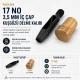 17 No kuşgözü delme kalıbı KLP0017DEL, 3,5 mm iç çap, dayanıklı metal yapısı ile tekstil, deri ve kağıt malzemelerde