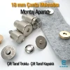 18 mm Çanta Mıknatıs Uygulama Aparatı - Çİft Troklu Çanta Mıknatısı Uyumlu KLP0018MCK