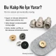 18 mm çift taraf troklu çanta mıknatısı montaj kalıbı, metal yapı, çanta üretiminde kullanıma uygun
