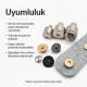18 mm çift taraf troklu çanta mıknatısı montaj kalıbı, metal yapı, çanta üretiminde kullanıma uygun