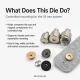18 mm çift taraf troklu çanta mıknatısı montaj kalıbı, metal yapı, çanta üretiminde kullanıma uygun