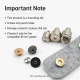 18 mm çift taraf troklu çanta mıknatısı montaj kalıbı, metal yapı, çanta üretiminde kullanıma uygun
