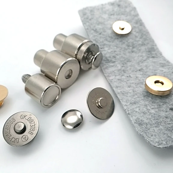 18 mm Çanta Mıknatıs Uygulama Aparatı - Tek Troklu Çanta Mıknatısı Uyumlu KLP0018MTK