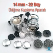 22 Boy - 14 mm Düğme Kaplama Aparatı Alttan Dikme – KLP0022KPL