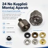 24 No Kuşgözü Montaj Aparatı - 9,5 mm Kuşgözü Çakma Kalıbı KLP0024
