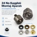 24 No Kuşgözü Montaj Aparatı - 9,5 mm Kuşgözü Çakma Kalıbı KLP0024