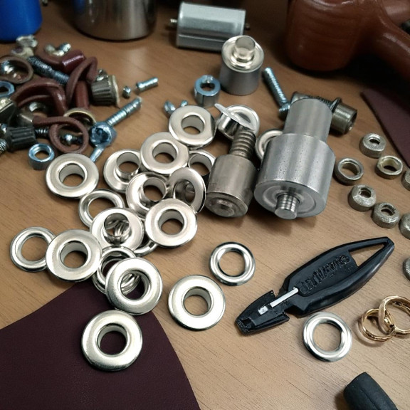 Düz Kuşgözü Geniş No 4 Pirinç 6,2 mm Kuşgözü Çakma Aparatı KLP004DUZ