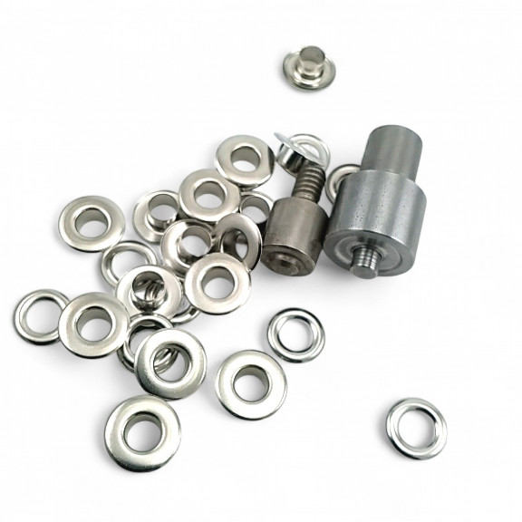 Düz Kuşgözü Geniş No 4 Pirinç 6,2 mm Kuşgözü Çakma Aparatı KLP004DUZ