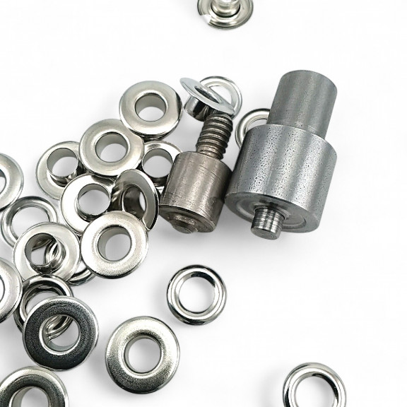 Düz Kuşgözü Geniş No 4 Pirinç 6,2 mm Kuşgözü Çakma Aparatı KLP004DUZ