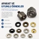 Eyelet Setting Die for 10 mm Inner Diameter Stainless Steel Eyelets, suitable for tarpaulin, tent, and banner applications
