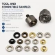 Eyelet Setting Die for 10 mm Inner Diameter Stainless Steel Eyelets, suitable for tarpaulin, tent, and banner applications