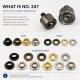 Eyelet Setting Die for 10 mm Inner Diameter Stainless Steel Eyelets, suitable for tarpaulin, tent, and banner applications