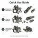 2.5 mm Pin Setting Die for 25x45 Pins, High-grade iron construction for leather crafting and industrial assembly