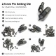 2.5 mm Pin Setting Die for 25x45 Pins, High-grade iron construction for leather crafting and industrial assembly