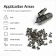 2.5 mm Pin Setting Die for 25x45 Pins, High-grade iron construction for leather crafting and industrial assembly