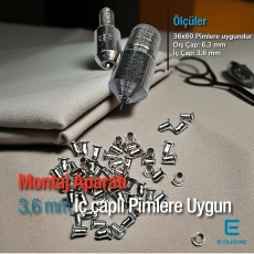 Pim Montaj Kalıbı 3,6 mm İç Çaplı Pime Uygun KLP0026Pim