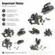 Pin Setting Die for 3.6 mm / 0.14 in Suzan Pins, made of durable PP material, ideal for precise fastening applications.