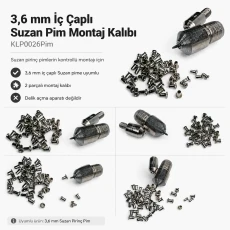 Pin Setting Die for 3.6 mm / 0.14 in Suzan Pins KLP0026Pim