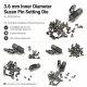 Pin Setting Die for 3.6 mm / 0.14 in Suzan Pins, made of durable PP material, ideal for precise fastening applications.