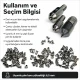 4 mm iç çaplı Suzan Pim Montaj Kalıbı, deri, suni deri, karton ve tekstil yüzeylerinde dengeli montaj için ideal