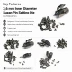 Pin Setting Die for 3.6 mm / 0.14 in Suzan Pins, made of durable PP material, ideal for precise fastening applications.