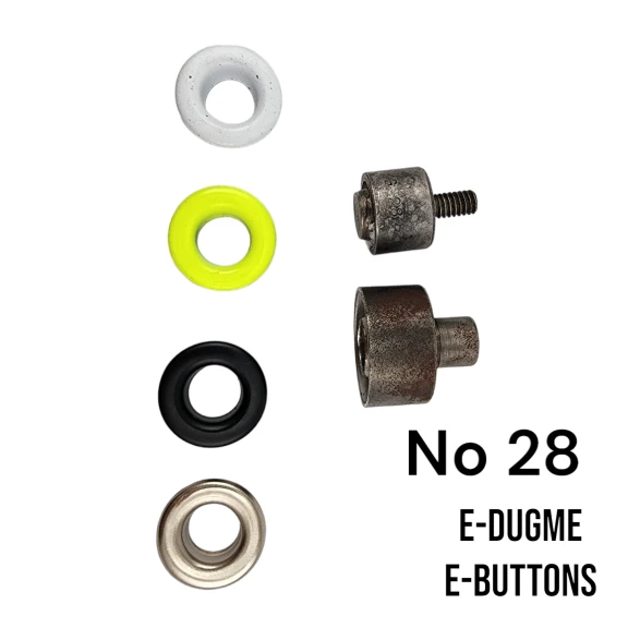 28 No Kuşgözü Kalıbı - 13 mm Kuşgözü Çakma Aparatı KLP0028