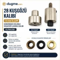 28 Numara Kuşgözü Kalıbı 13 mm İç Çap Kendinden Delmeli Kuşgözü Çakma Kalıbı KLP0028D