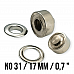 31 No Kuşgözü Kalıbı - 17 mm Kuşgözü Çakma Aparatı KLP0031