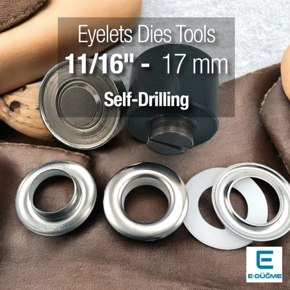 31 Kuşgözü Kalıbı Kendinden Delmeli 17 mm Kuşgözü Çakma Kalıbı KLP0031D