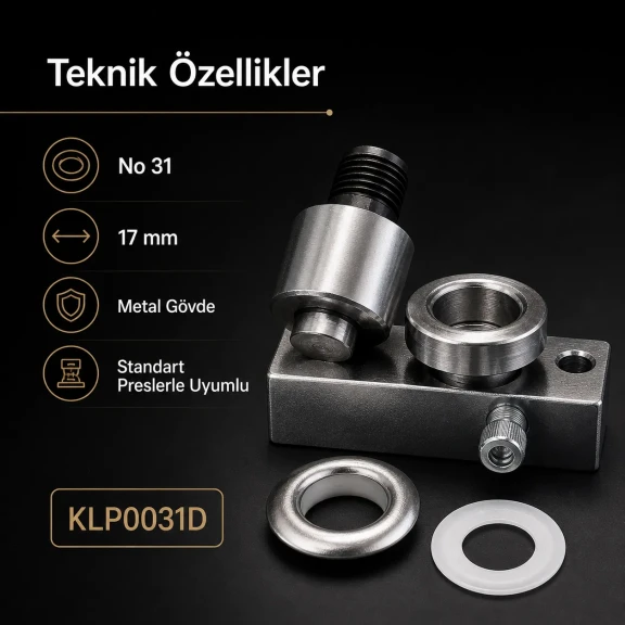 Eyelet Die Self-Drilling, 17 mm - 11/16" Eyelet Setting Die KLP0031D